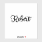 Robert Name - handgeschreven kalligrafie Sticker (Vel)