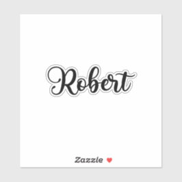 Robert Name - handgeschreven kalligrafie Sticker
