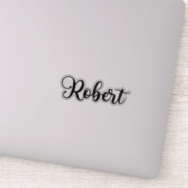 Robert Name - handgeschreven kalligrafie Sticker