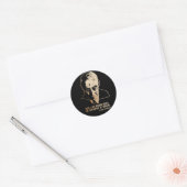 Robert Oppenheimer - Destroyer of Worlds Quote Ronde Sticker (Envelop)