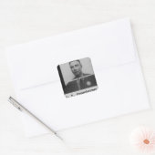 Robert Oppenheimer Vierkante Sticker (Envelop)