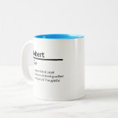 Robert, Persoonlijke naam mok (Voorkant links)
