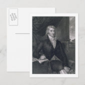 Robert R. Livingston, gegraveerd door E. Mackenzie Briefkaart (Voorkant / Achterkant)