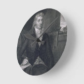 Robert R. Livingston, gegraveerd door E. Mackenzie Ronde Klok (Hoek)