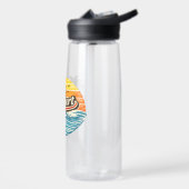 Robert Retro Sunset Name Design Waterfles (Links)