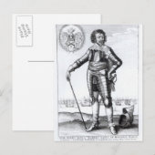Robert Rich, tweede graaf van Warwick Briefkaart (Voorkant / Achterkant)