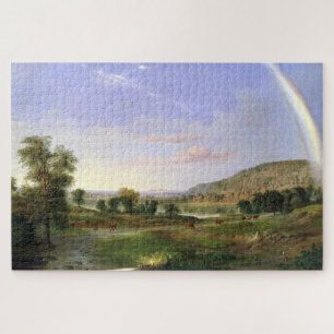Robert S. Duncanson Landschap met Poster van de re Legpuzzel