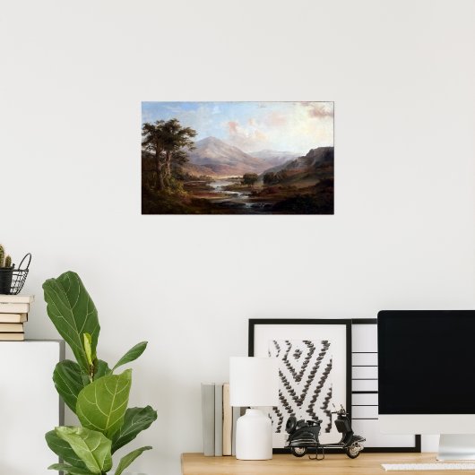 Robert S. Duncanson Scottish Landscape Poster (Thuiskantoor)