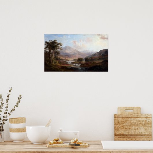 Robert S. Duncanson Scottish Landscape Poster (Keuken)