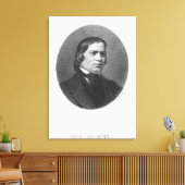 Robert Schumann, 1839 Canvas Afdruk (Insitu (Woonkamer))