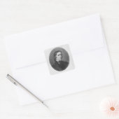 Robert Schumann, 1839 Vierkante Sticker (Envelop)