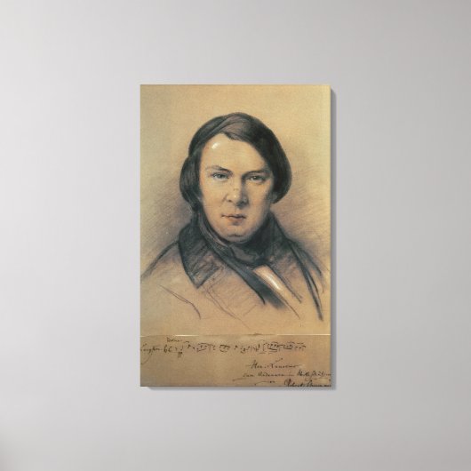Robert Schumann 1853 Canvas Afdruk (Voorkant)