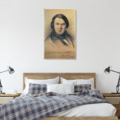 Robert Schumann 1853 Canvas Afdruk (Insitu (Slaapkamer))