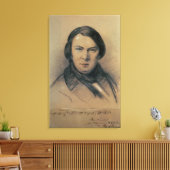 Robert Schumann 1853 Canvas Afdruk (Insitu (Woonkamer))