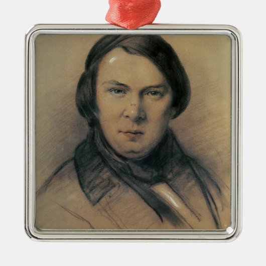 Robert Schumann 1853 Metalen Ornament (Voorkant)