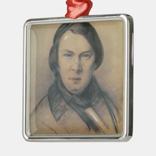 Robert Schumann 1853 Metalen Ornament (Links)
