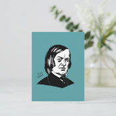 Robert Schumann Briefkaart (Staand voorkant)