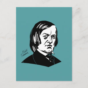 Robert Schumann Briefkaart