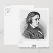 Robert Schumann Briefkaart (Voorkant / Achterkant)