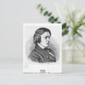 Robert Schumann Briefkaart (Staand voorkant)