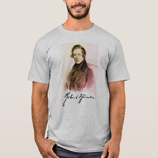Robert Schumann / handtekening T-shirt (Voorkant)