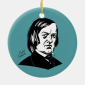 Robert Schumann Keramisch Ornament (Achterkant)