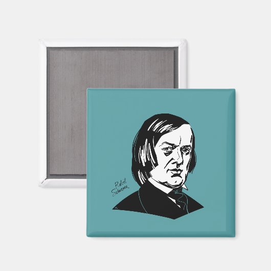 Robert Schumann Magneet (Voorkant / Achterkant)