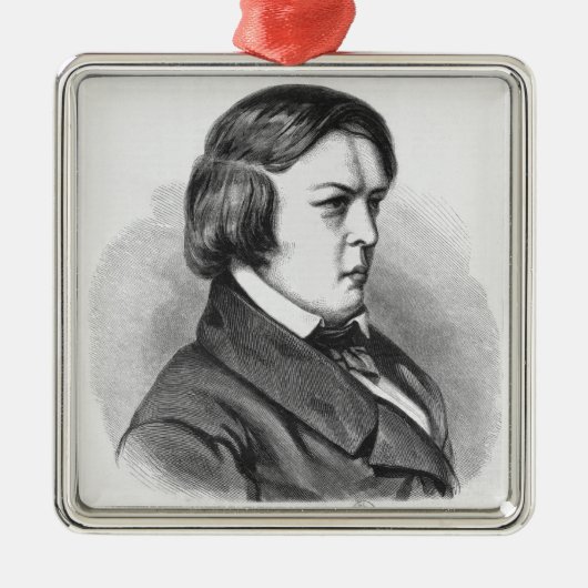 Robert Schumann Metalen Ornament (Voorkant)