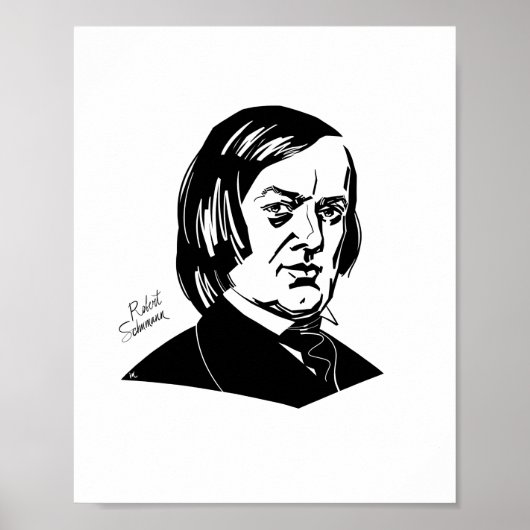 Robert Schumann Poster (Voorkant)
