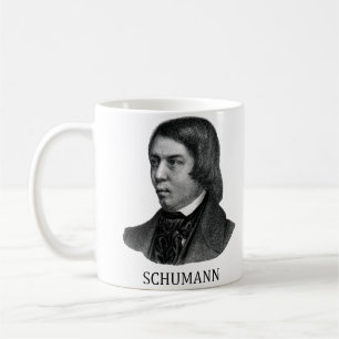 Robert Schumann, zwart Koffiemok