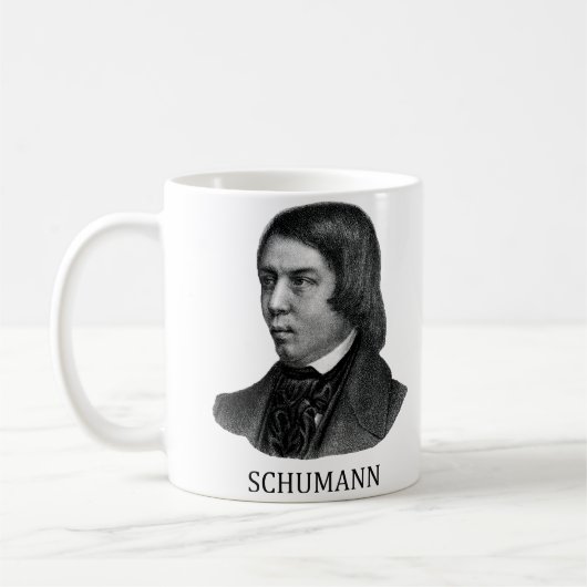 Robert Schumann, zwart Koffiemok (Links)