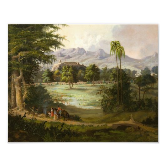 Robert Scott Duncanson - Chapultpec Castle Foto Afdruk (Voorkant)