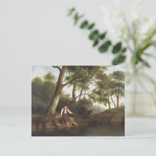 Robert Scott Duncanson - Man Vist Briefkaart (Staand voorkant)