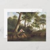 Robert Scott Duncanson - Man Vist Briefkaart (Voorkant / Achterkant)