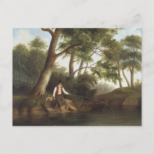 Robert Scott Duncanson - Man Vist Briefkaart