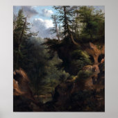 Robert Scott Duncanson The Caves Poster (Voorkant)