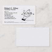 Robert Silkey Card Visitekaartje (Voorkant / Achterkant)