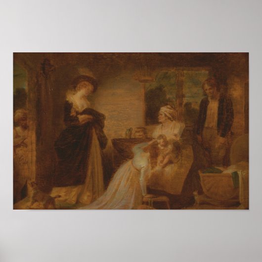 Robert Smirke - de zeven tijdperken van het Man -  Poster (Voorkant)