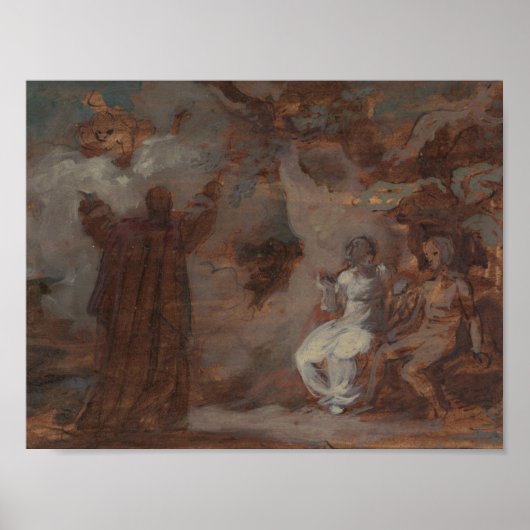 Robert Smirke - Prospero Conjuring a Masque Poster (Voorkant)