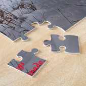 Robert Strauss Cabin Colorado. kerstcadeautjes Legpuzzel (Zijkant)