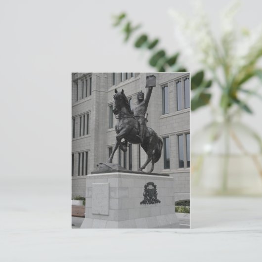 Robert The Bruce Briefkaart (Staand voorkant)