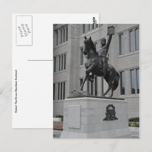 Robert The Bruce Briefkaart (Voorkant / Achterkant)