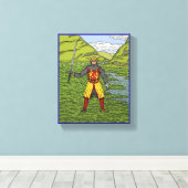 Robert the Bruce Canvas Afdruk (Insitu (Houten vloer))