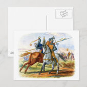 Robert the Bruce doodt Sir Henry Bohum Briefkaart (Voorkant / Achterkant)