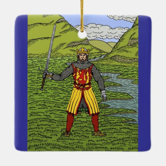 Robert the Bruce Keramisch Ornament (Achterkant)