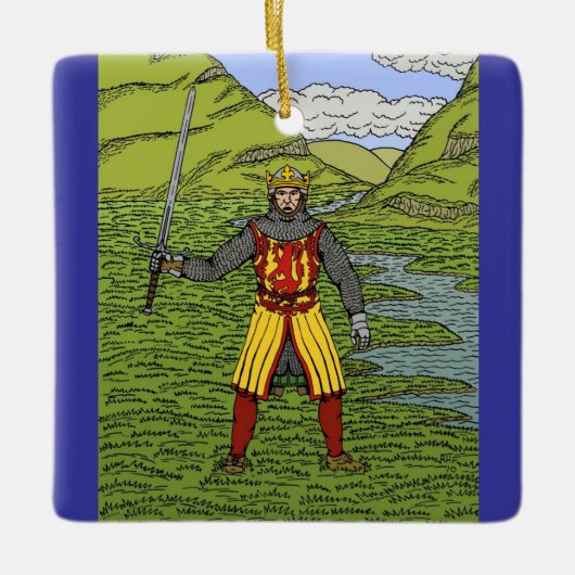 Robert the Bruce Keramisch Ornament (Voorkant)