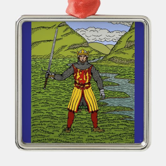 Robert the Bruce Metalen Ornament (Voorkant)