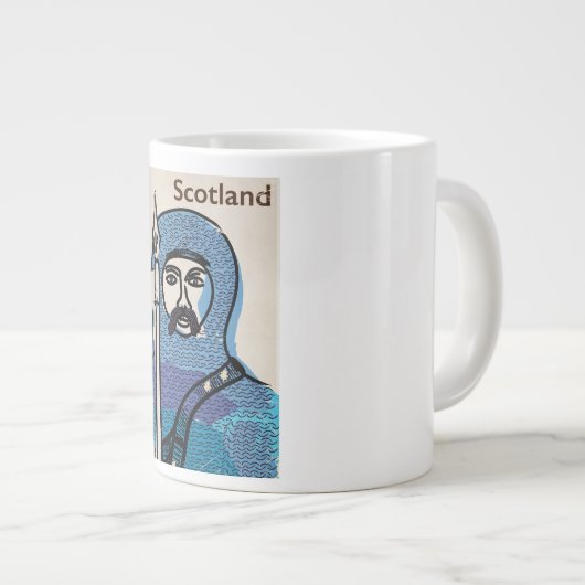 Robert the Bruce Scotland reisposter Grote Koffiekop (Voorkant rechts)