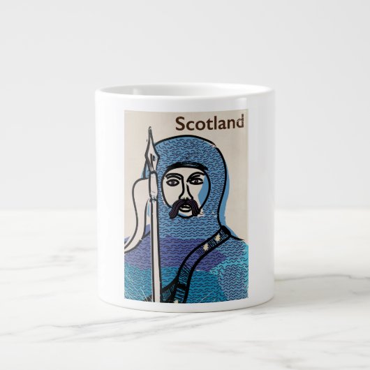 Robert the Bruce Scotland reisposter Grote Koffiekop (Voorkant)