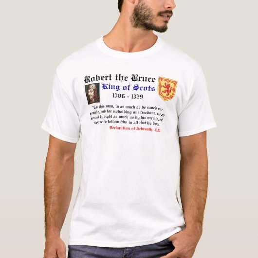 Robert the Bruce T-shirt (Voorkant)